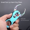 thumbnail image 3 of Enlarged Jaw Spring Design Fish Control Pliers with Carabiner Small Fish Lip Hand Grip Pliers Angling Equipment, 3 of 7