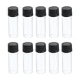 thumbnail image 1 of Botella de Almacenamiento de Medios Uxcell de 2 mL, Paquete de 15 Botellas de Vidrio con Tapa de Plástico de Rosca para Laboratorio, Transparente, 1 of 5