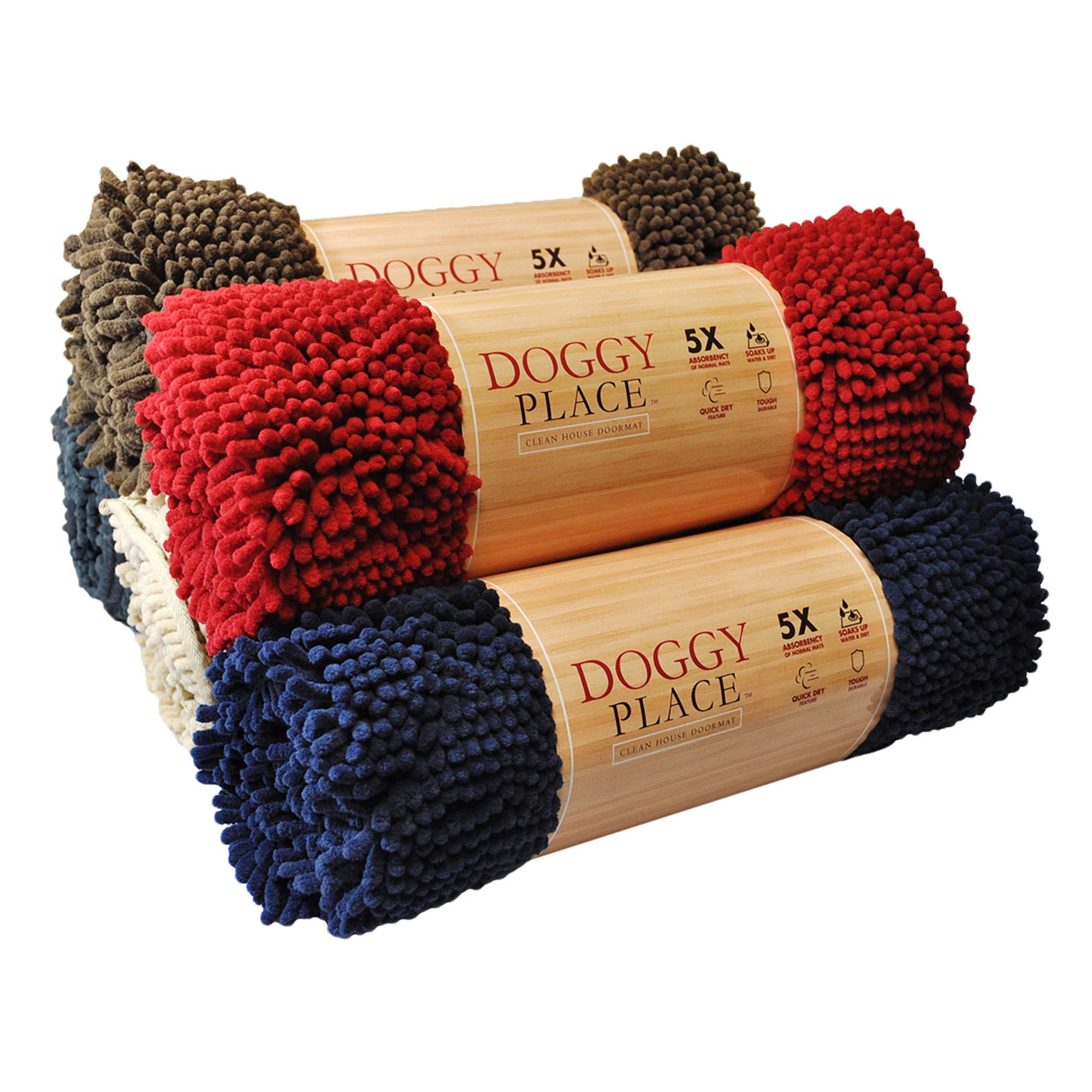 My Doggy Place Ultra Absorbent Microfiber Dog Door Mat, Durable