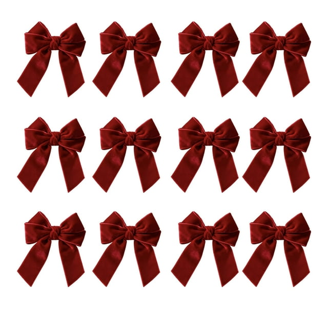 Anneau de Serviette Nœud Papillon Boucle de Noël Accent