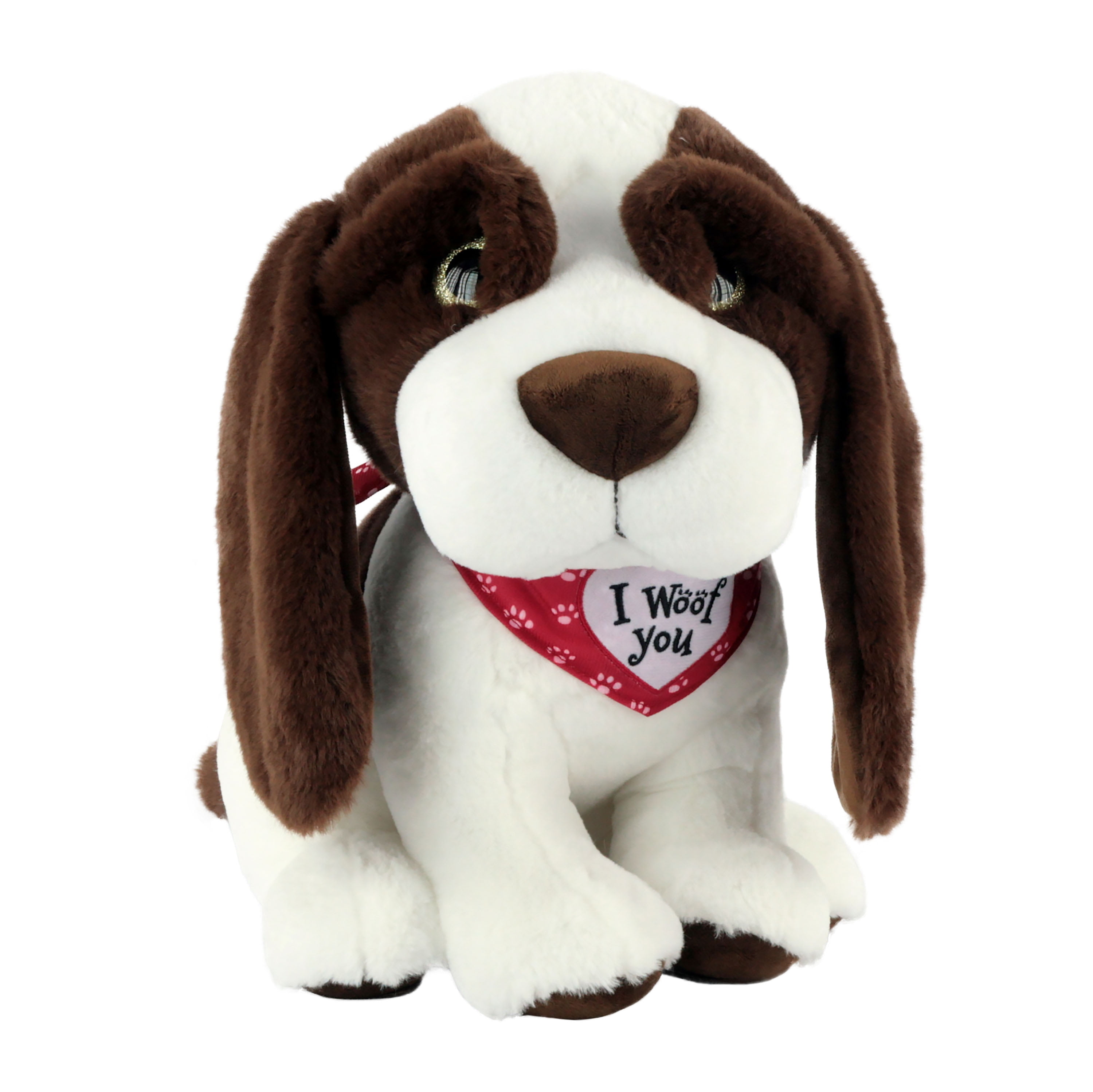 valentines day dog plush