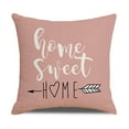 thumbnail image 5 of Pillow Covers 18x18 Set of 4,Modern Decorative Outdoor Sofa Throw Pillow Cushion Covers Case for Couch Living Room Bedroom Patio Home Decor Pink 18"L x 18"W, 5 of 7