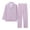 Purple-B, variant on Uaswgudfs Women's Lapel Long Sleeve Pajama Set - Relaxed Fit Straight Leg, Lightweight Fabric