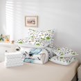 thumbnail image 6 of Erosebridal Green Soccer Court 7pcs Bedding Comforter Set,Football Sport Games Queen Bedding Sets For Boys Teens,Reversible, 6 of 7