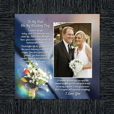 To My Dad On Wedding Day Father Of The Bride Gifts Daddy To My Dad On Wedding Day Father Of The Bride Gifts Daddy Picture