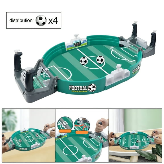 BESTSKY Table Soccer Interactive Board Game,2 Players,12.68 x 2.28 x 8.35 In,Durable PP,4 Balls