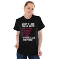 thumbnail image 5 of Look Guys Austrailian Shepherd Lover Women's Graphic T Shirt Tees Brisco Brands S, 5 of 5