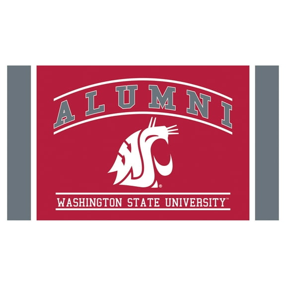 Washington State Cougars 28" x 16" Alumni Turf Door Mat