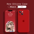 thumbnail image 1 of funda para iphone 13 pro max 11 carcasa para suave liqiud silicona caso apple iphone 11 13pro max 13promax teléfono de la cámara trasera protector de lente de la cámara shookproof cubierta completa, 1 of 4