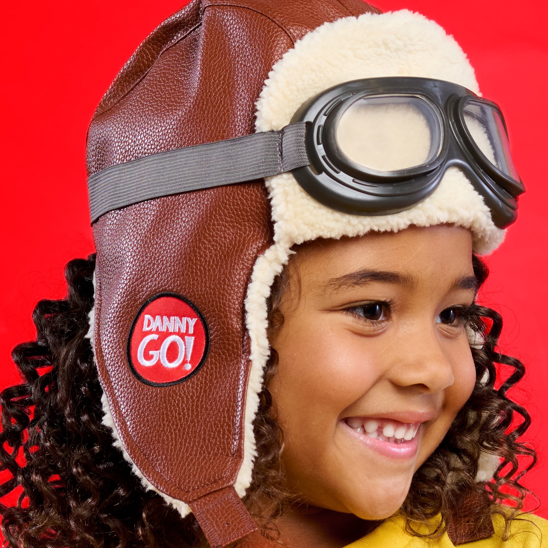 Danny Go! Aviator Hat - Pretend Play Dress-Up Hat for Preschool Kids Inspired by Danny Go! Show