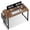 Rustic Brown, variant on EDX 31" Small Computer Desk with Metal Frame, Waterproof Surface & Storage Bag, Two Desk Styles Shipped Randomly – Ideal for Bedroom or Small Spaces, Rustic Brown
