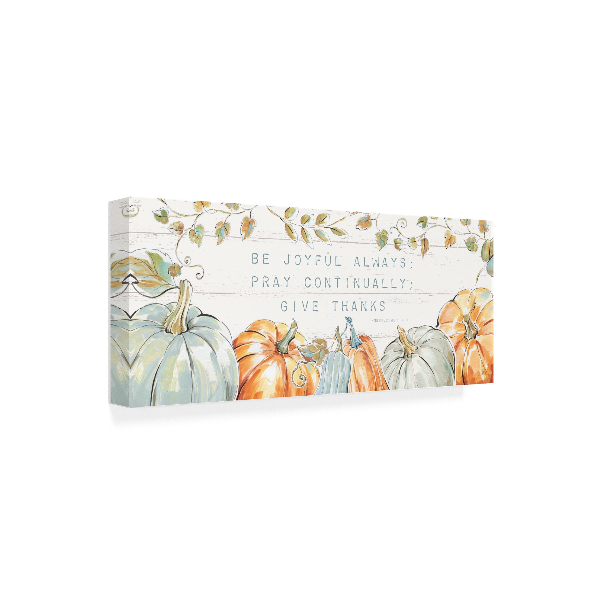 Trademark Fine Art 'Pumpkin Patch XV' Canvas Art by Daphne Brissonnet