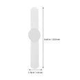 thumbnail image 2 of SWETRACE 6Pack Slap Bracelets White PVC Circular Wearable for Kids Activities, 2 of 8