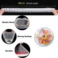 thumbnail image 4 of 100pcs Disposable Food Cover Plastic Wrap Elastic Lids For Fruit Bowls Cups Caps Storage Kitchen Fresh Keeping Saver Bag Tw,50Pcs, 4 of 5