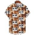 thumbnail image 2 of Nuevas camisetas de gato de dibujos animados para mujer, tendencia Y2k, diseño de ropa de calle, moda simple de verano, solapa, manga corta, ropa para mujer, camisa superior, 2 of 5