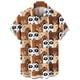 thumbnail image 2 of Nuevas camisetas de gato de dibujos animados para mujer, tendencia Y2k, diseño de ropa de calle, moda simple de verano, solapa, manga corta, ropa para mujer, camisa superior, 2 of 5