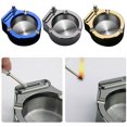 thumbnail image 4 of Retro Metal Ashtray Ten Thousand Match Lighter Multifunction Ashtray Collectible Ashtray for Men Smokers Gifts Simple Stylish Ashtray with Ten Thousand Match Lighter, 4 of 4