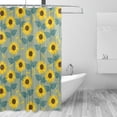 thumbnail image 2 of FREEAMG Beautiful Flowers Shower Curtain Waterproof Fabric Shower Curtains for Bathroom Decoration Curtain with 12 Hooks 60x72 Inch, 2 of 6