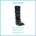thumbnail image 4 of McKesson Standard Walking Boot Surgical Shoe, Non-Air, Either Foot - Adult, Size Small, 1 Ct, 4 of 10