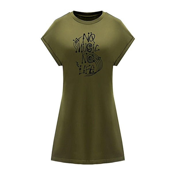 Vestido corto de verano para mujer, disfraz de verano, vestido con cuello redondo para viajes, fiestas y viajes , SG