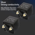 thumbnail image 2 of Seitruly Relé Terminales electromagnéticos Relés 120A Automoción Compacto Energía eléctrica Vehículos de construcción Coches Vehículo Electrónica Negro, 100A-24V 100A-24V, 2 of 6
