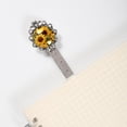thumbnail image 2 of Sunflower Vintage Silver Lace-Edged Bookmark: a Gift for Readers and Book Lovers, 2 of 5