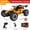 Orange 1B with Box, variant on RC Off-Road Car 1:16 Scale All Terrain Fast RC Car 20KM/H High Speed 2WD Electric Vehicle with 2.4G Remote Control Monster Truck