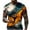 Orange, variant on Meichang Mens Shirts Clearance Trendy 3D Guitar Print T Shirt Short Sleeve Graphic Tee Crewneck Sport Fitness Shirt Gym Workout Muscle Tees Tops Orange S
