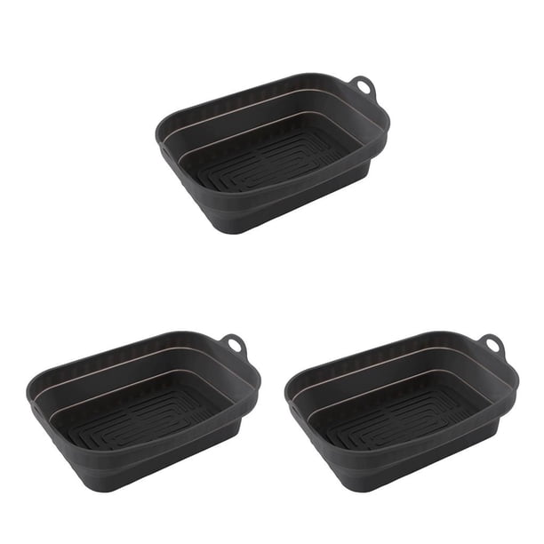 Cesta de freidora de aire de silicona Yuarrent horno reutilizable Pizza pollo frito molde resistente al calor bandeja para hornear Type1 NO1