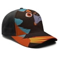 thumbnail image 3 of Design Pattern Baseball Cap – Stylish Spliced Design Adjustable Trucker Hat with Full Print Front & Brim, Breathable Cotton Blend Snapback for Sports, Travel & Daily Wear, 3 of 3