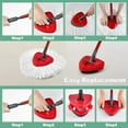 thumbnail image 3 of FGTHBF-Mop Heads Replacements for Ocedar, Spin Mop Replacement for O-Cedar EasyWring 1 Tank System Mop Refills, Include 3 Pack Heads, 1 Scrub Brush & 1 Base Combo, 3 of 4