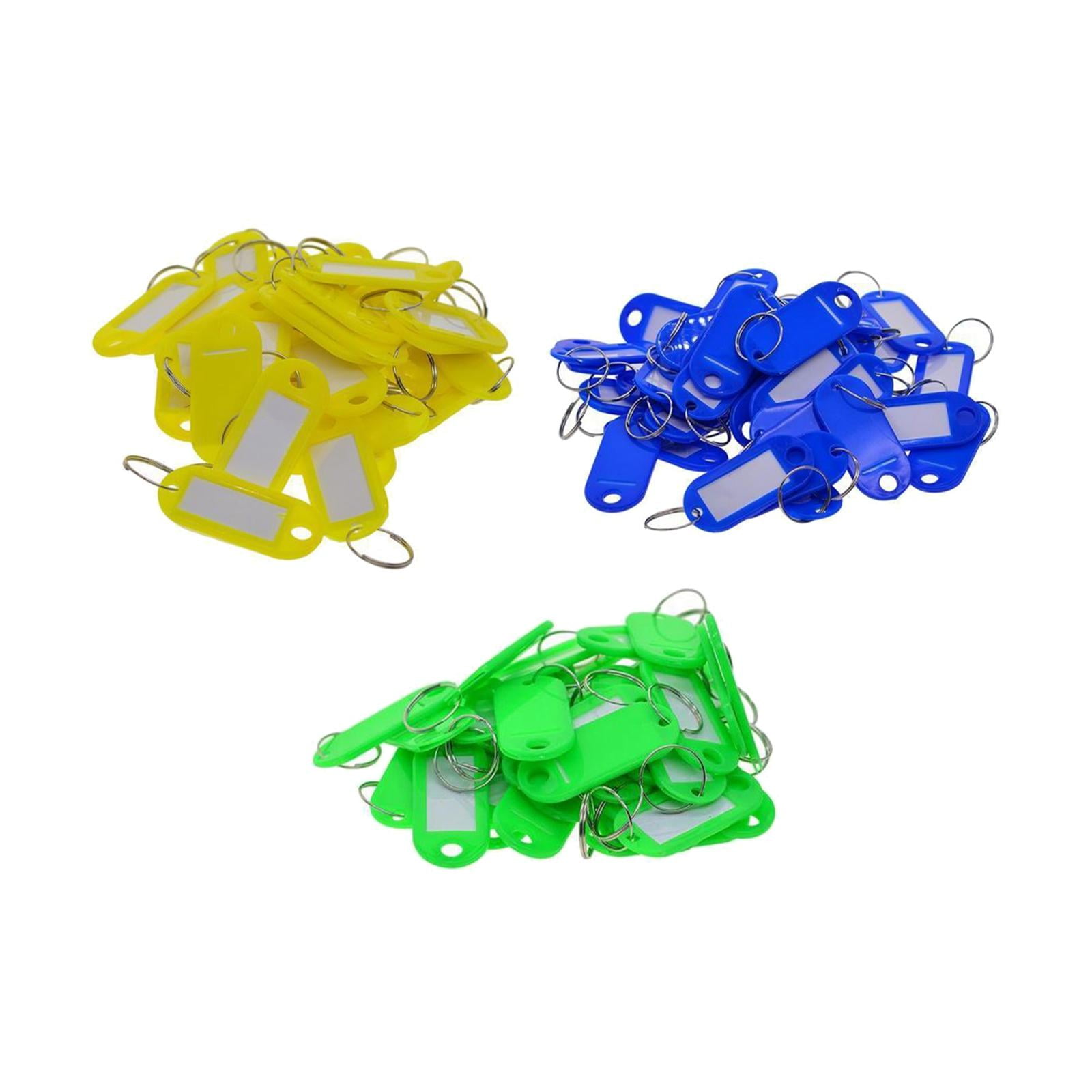 Key Tags Metal Rings Luggage Name Label Car Tags Keychain with Split