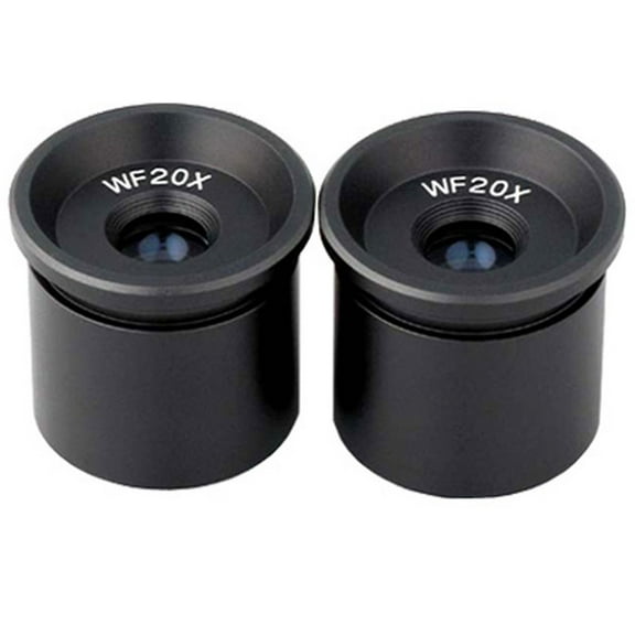 AmScope Pair of WF20X Microscope Eyepieces (30.5mm) New