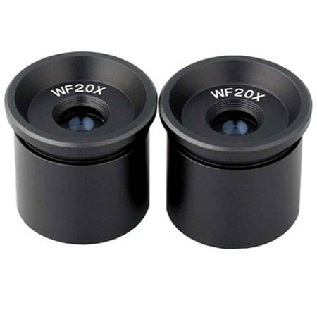 AmScope Pair of WF20X Microscope Eyepieces (30.5mm) New