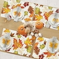 thumbnail image 6 of mubwai Fall Maple Leaves PVC Placemats Set of 4, Autumn Gold Leaf Dining Table Place Mats, Thanksgiving Seasonal Kitchen Decor Home Decoration 12 x 18 Inches, 6 of 6