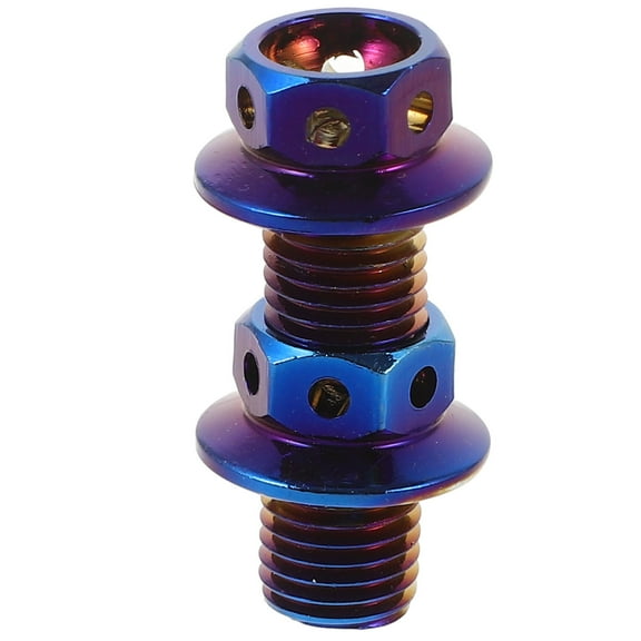 Worgeous 2pcs Screws Motorcycle Mirror Hole Plug Screw Rearview Mirror Mounting Screws