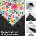 thumbnail image 3 of Pioneer Flower Floral Print Pattern Kitchen Rugs Sets Of 3,Kitchen Runner Rugs Non Skid Washable,Decorative Kitchen Floor Mats for Kitchen,Sink,Laundry,17"x30"+ 17"x47" + 17"x59", 3 of 6