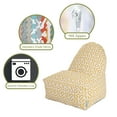 thumbnail image 2 of Majestic Home Goods Indoor Outdoor Citrus Aruba Bean Bag Kick-it Chair 30 in L x 26 in W x 30 in H, 2 of 6