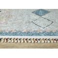 thumbnail image 5 of Slaskie Grey Modern Polyester Area Rugs for Living Room Washable Rugs Boho Moroccan Area Rug Soft Geometric Bohemian Carpet Distressed Indoor Rug for Bedroom Dining Room Office Nonslip Rug, 5 of 9
