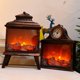 thumbnail image 5 of Lámpara decorativa para chimenea del hogar, lámpara con forma de chimenea de simulación, 39x30x13cm, 1 ud. Rojo Verde MX-0130235FYD, 5 of 5