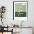 thumbnail image 2 of Stupell Industries Green Champagne Tower Black Framed Giclee Art design by Lettered and Lined, 30 x 24, 2 of 8