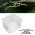 thumbnail image 3 of Sliding Door Terrariums  For Reptiles Amphibians Reptile Pets Gecko Lizard Snake Top Screen Ventilation Escape Proof Lid Glass   With Foam Backgrounds Double Hinge Door, 3 of 8