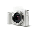 thumbnail image 1 of Sony Alpha ZV-E10 Mirrorless Vlog Camera, APS-C, White (International Model), 1 of 8