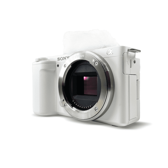 Sony Alpha ZV-E10 Mirrorless Vlog Camera, APS-C, White (International Model)