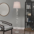 thumbnail image 3 of Jamie Young Co Petals 1-Light Coastal Steel Metal & Linen Floor Lamp in White, 3 of 3