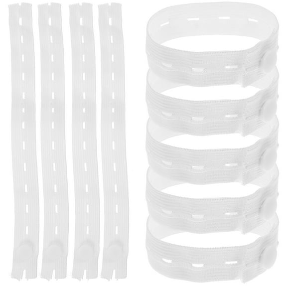 Worgeous  20 Pcs Bundle Laces Clothing Clothes Wardrobe Straps Travel White