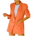 thumbnail image 1 of Veste à Col Rabattu pour Femmes Manches Longues Blazer, 1 of 8