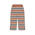 thumbnail image 4 of Womens Plus Size Shorts with Pockets High Waist Striped Side Slit and Button Five Quarter Shorts, 4 of 5