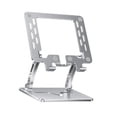 thumbnail image 1 of Soporte para tableta perfke de Aleación de aluminio para computadora personal plata, 1 of 9