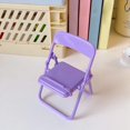 thumbnail image 2 of Support de Cellulaire en Plastique : Chaise Pliable Support de Téléphone de Bureau, 2 of 4